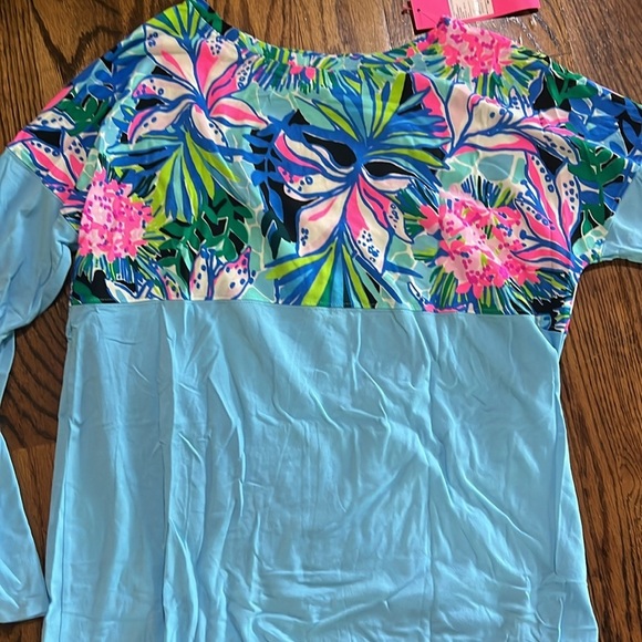 Lilly pulitzer finn top in onyx, you me and giraffee size small new with tags - Picture 5 of 8